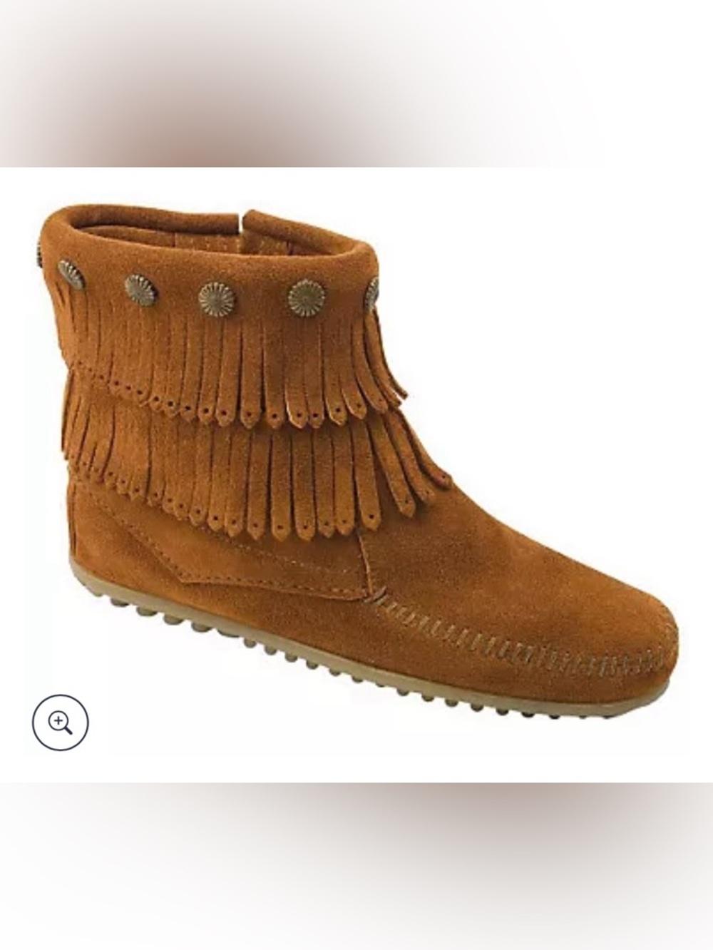 Minnetonka Two Layer Fringe Boot